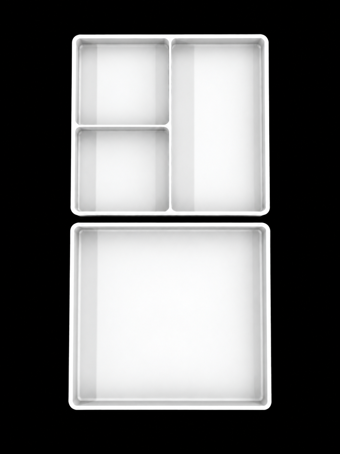 Large Nest-n-Stack Trays Bundle