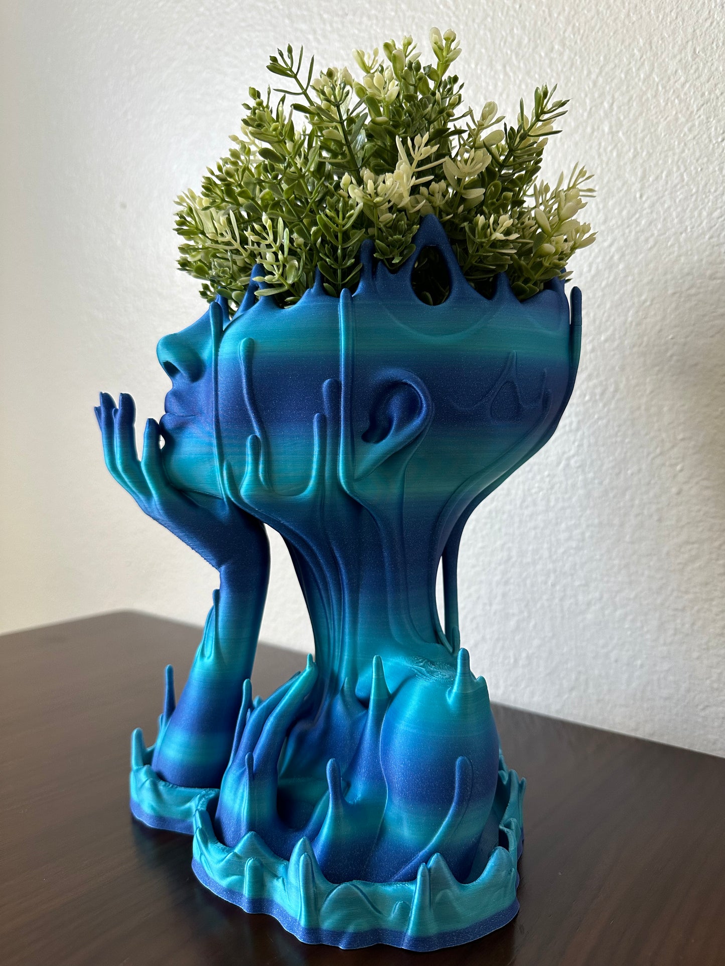 Melted Girl Planter